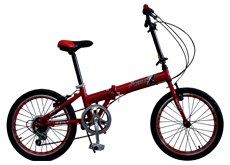 20"ALLOY 6 SPEED FOLDING BICYCLE